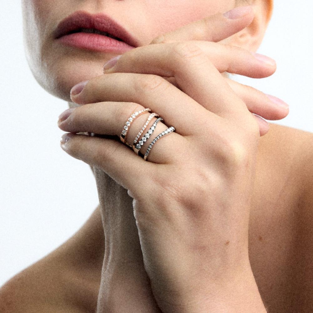 Gold&roses Anillo Sasa 2 Rails Ahorra y exporta
