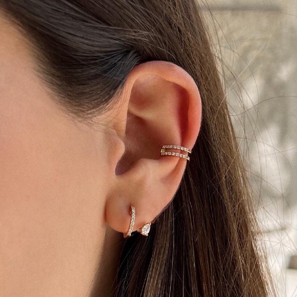 Gold&roses Ear Cuff doble banda Los más vendidos