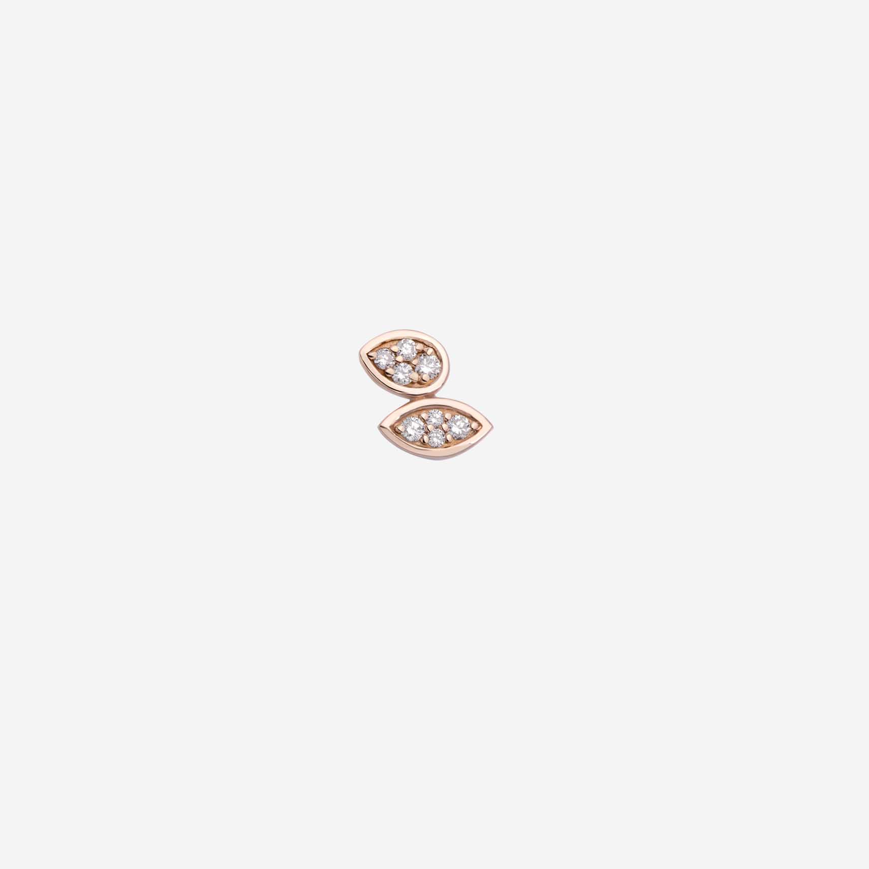 Gold&roses Pendiente Marquise&Co. Double Stud Tienda
