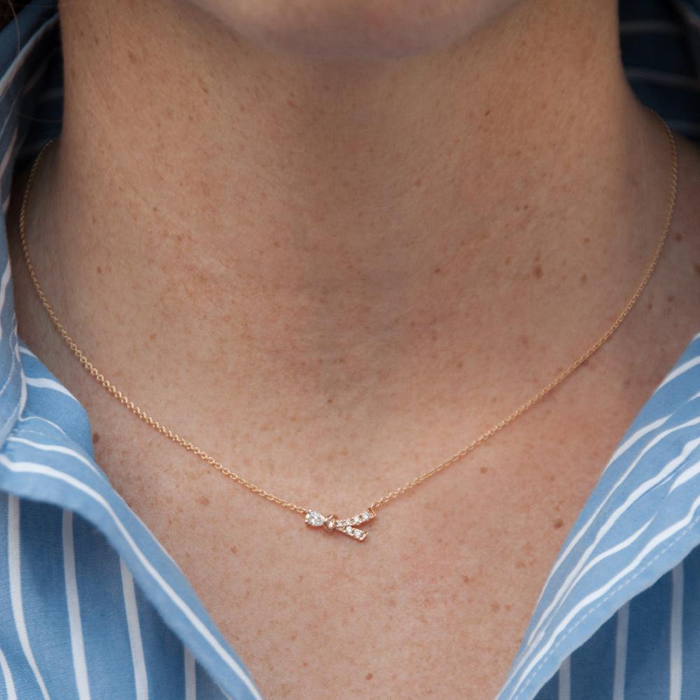 Gold&roses Collar Knot Lady B Superdescuento
