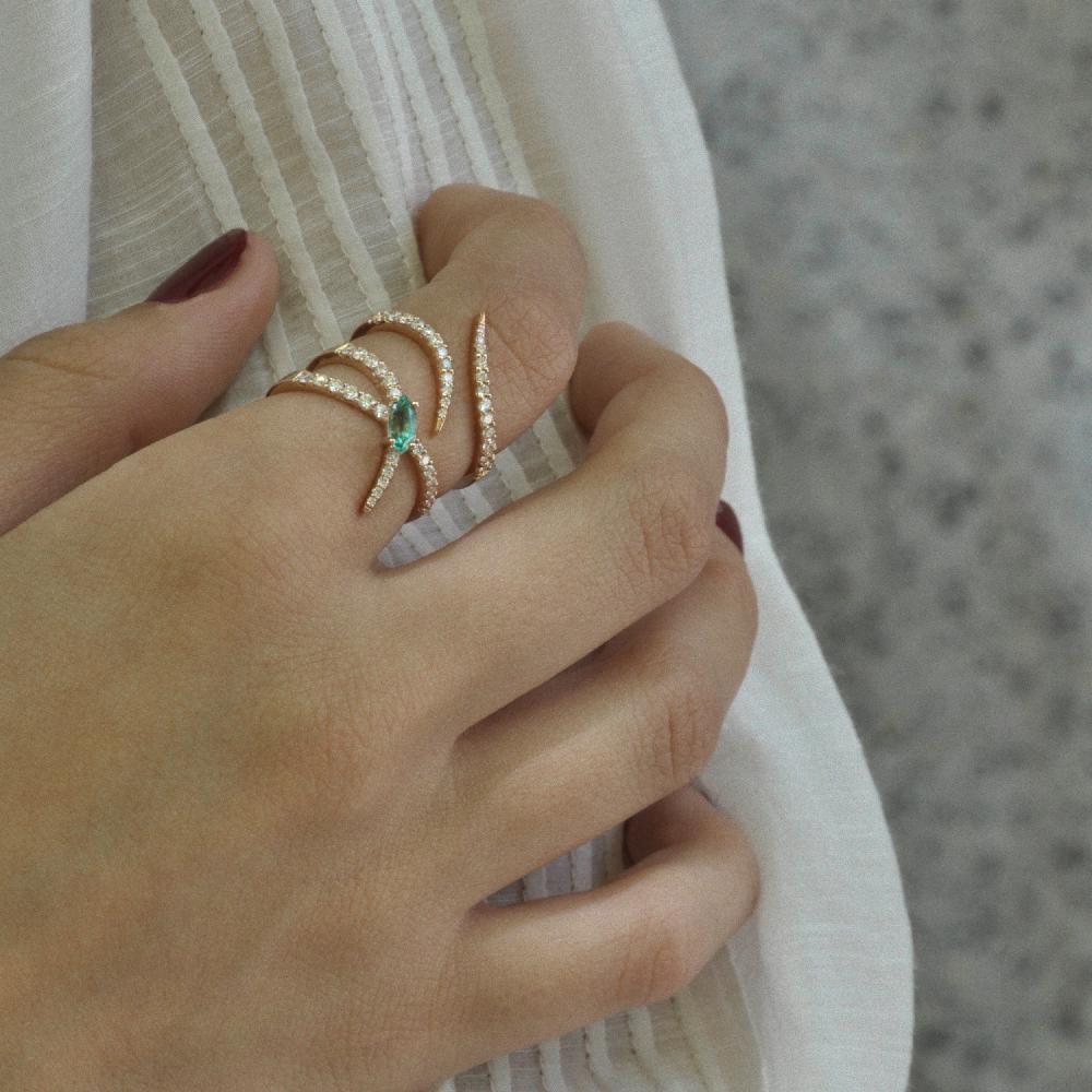 Gold&roses Anillo Jardín de Aire diamantes COMPRAR AHORA