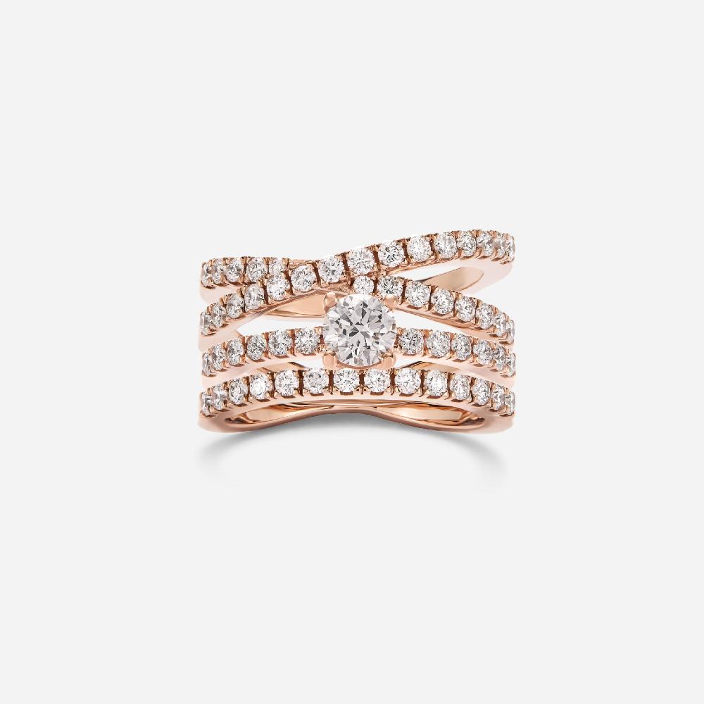 Gold&roses Anillo Privée Cruzado Outlet online