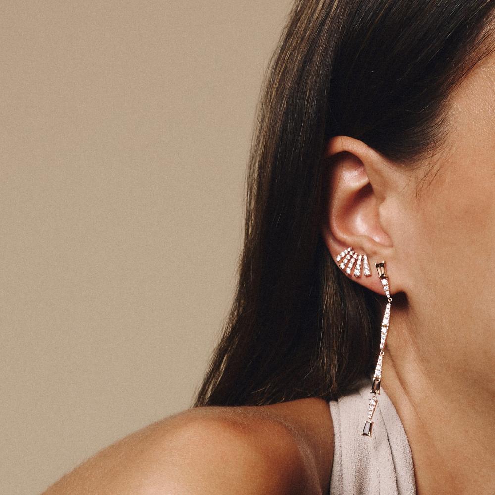 Gold&roses Pendientes Smoky Club M Descuento