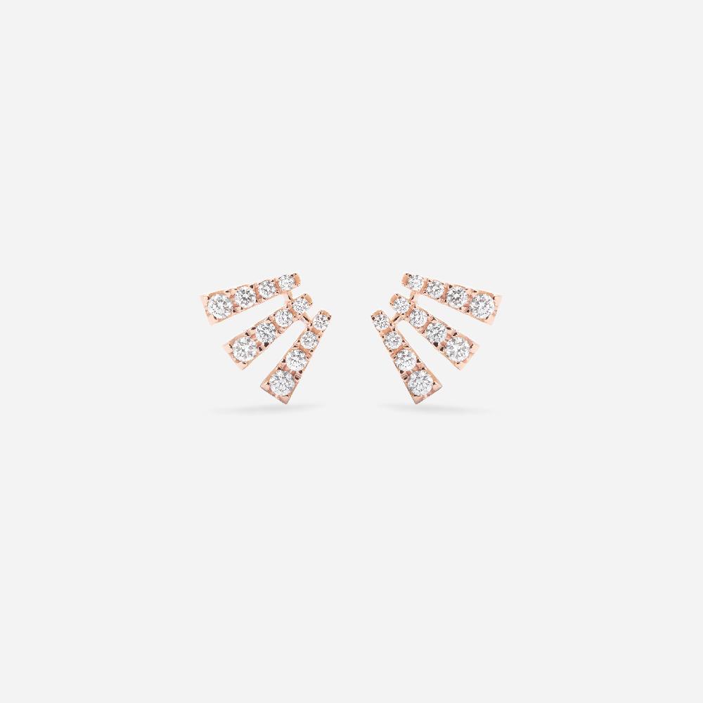 Gold&roses Pendientes Smoky Club S