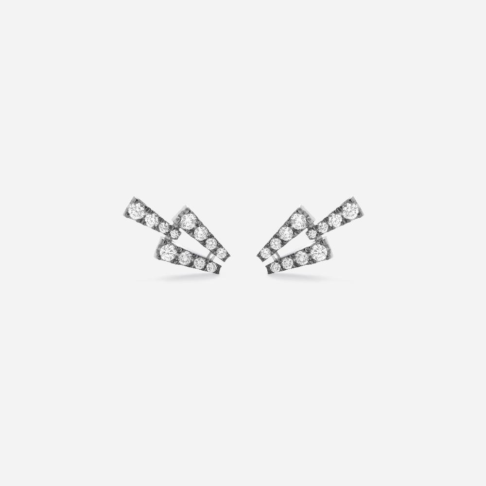 Gold&roses Pendientes Smoky Club XS