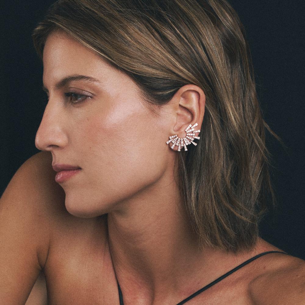 Gold&roses Pendientes Smoky Club L Ahorra y exporta