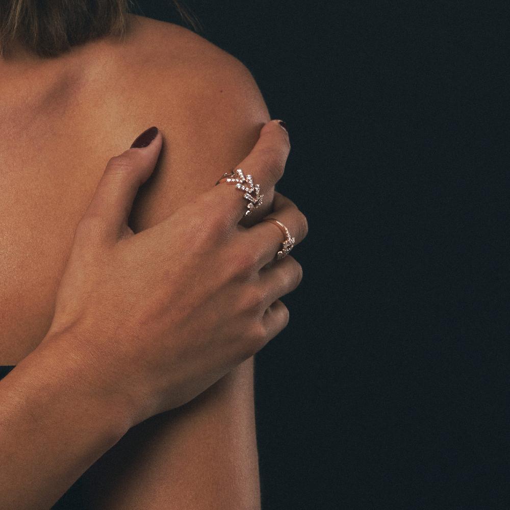 Gold&roses Anillo Smoky Club Espiga Rebajas baratas