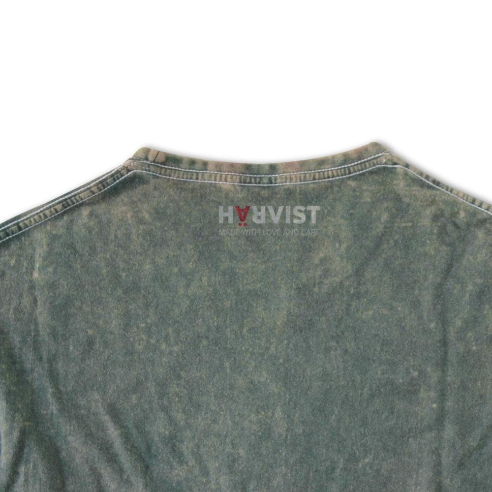 Härvist Camiseta Teñida Verde En oferta