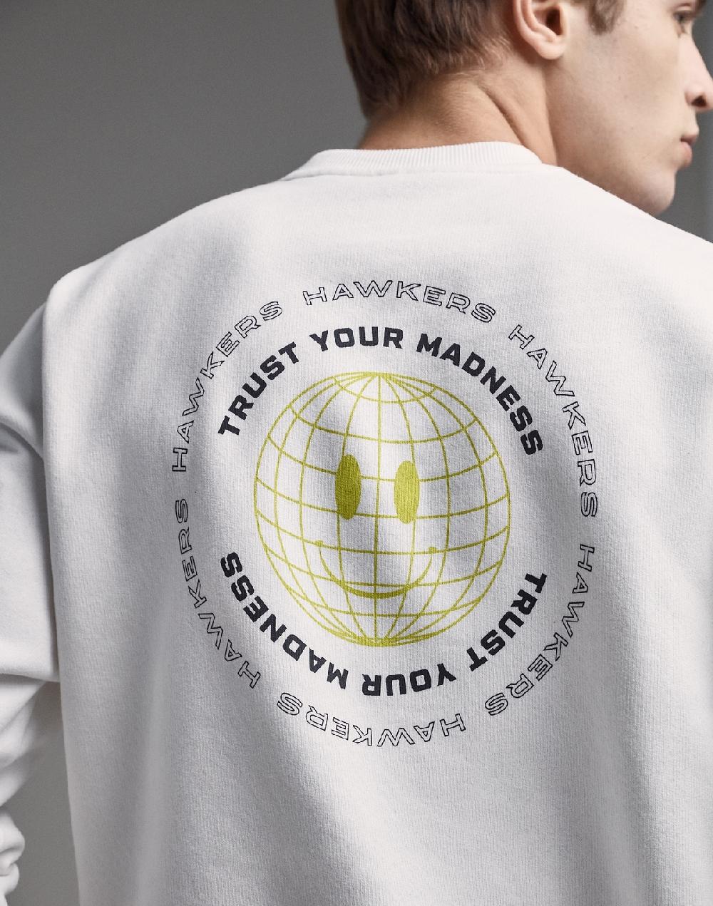 Hawkers SVO SWEATSHIRT WHITE Ahorra y exporta