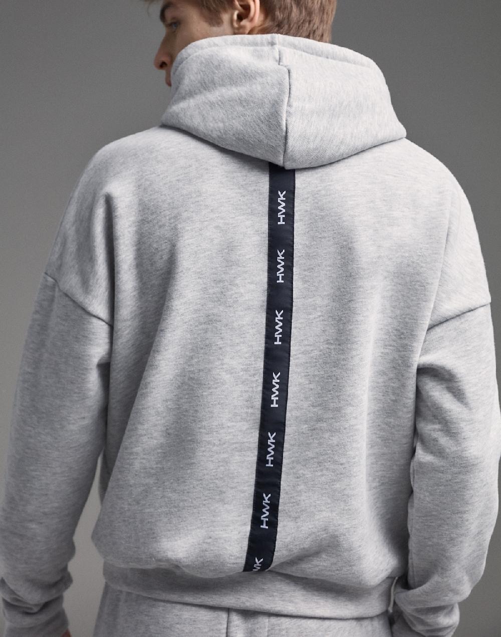 Hawkers JFK HOODIE GREY Grandes ahorros