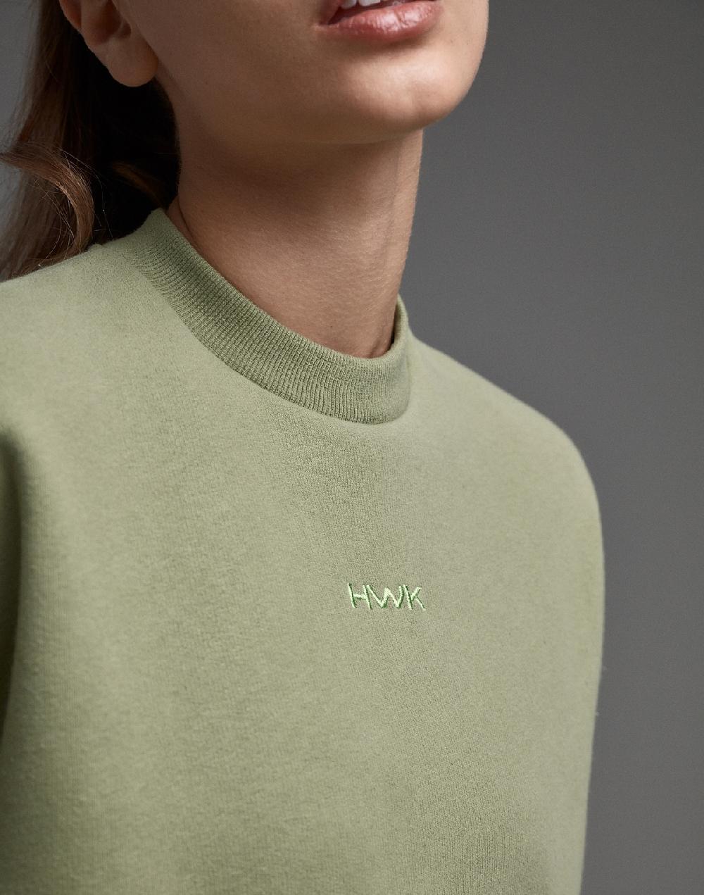 Hawkers MEX CROP SWEATSHIRT OLIVE Tienda
