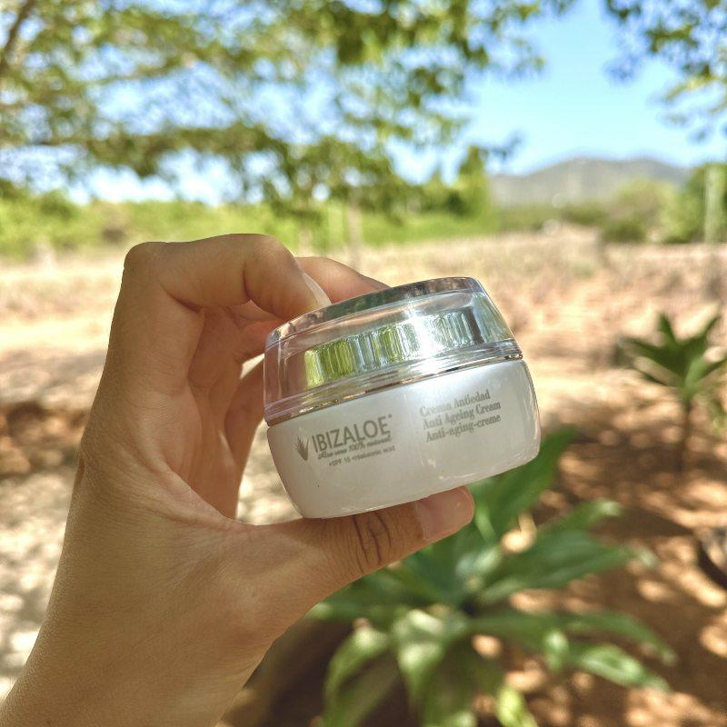 Ibizaloe ▷ Crema antiedad de aloe vera SPF15 50ML Gran oferta