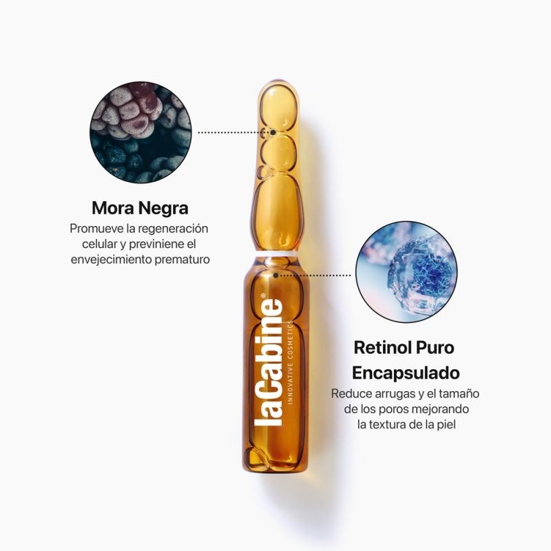 la cabine Ampollas Pure Retinol Solo queda un día