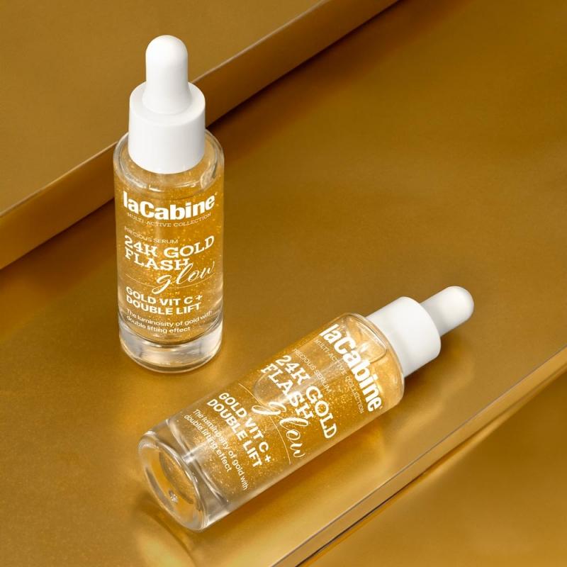 la cabine Sérum 24K Gold Flash Glow Última moda