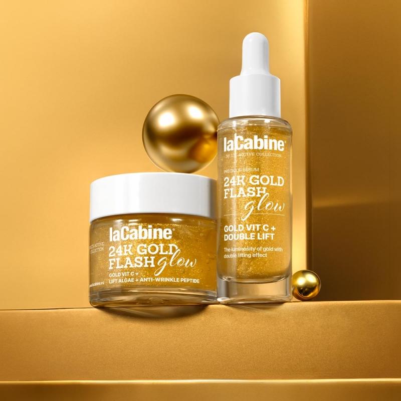 la cabine Sérum 24K Gold Flash Glow Última moda