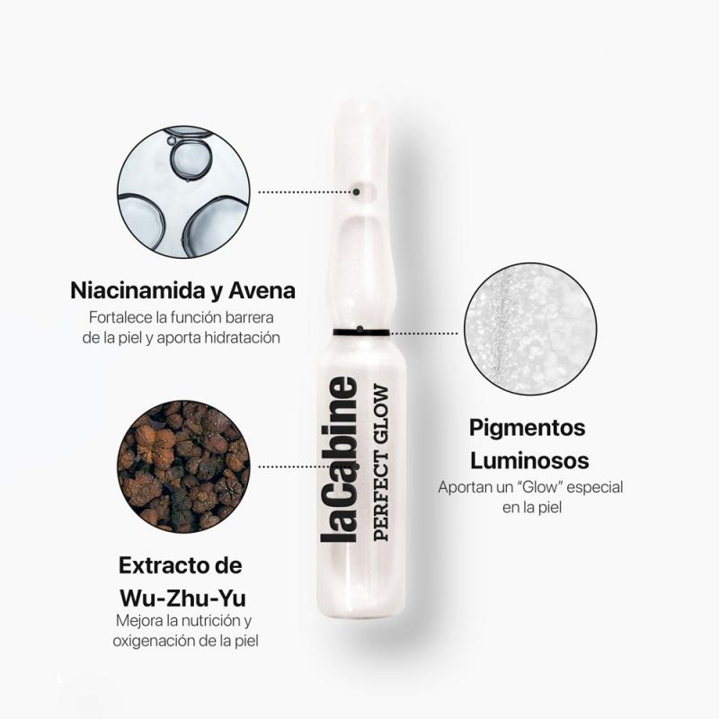 la cabine Ampollas Perfect Glow Últimos 3 días