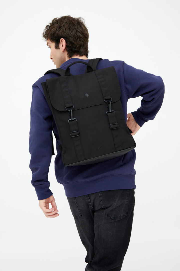 lefrik Mochila Handy XL Black Lime Vandra Liquidación