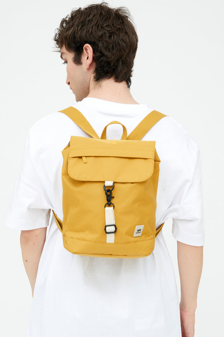 lefrik Mochila Scout Mini Mustard Última moda