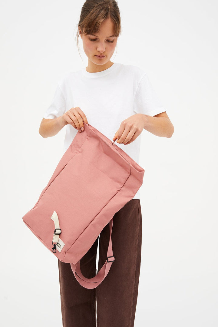 lefrik Mochila Roll Mini Dust Pink En oferta