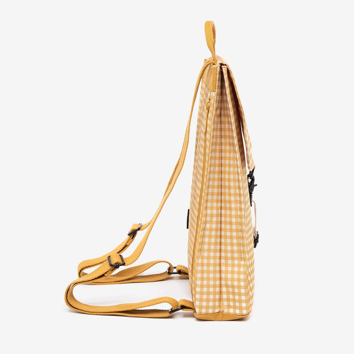 lefrik Mochila Handy Mini Vichy Mustard Rebajas online