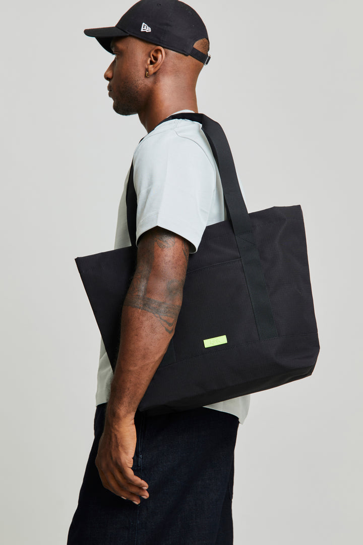 lefrik Bolso Tote Strata Black Lime Vandra Rebajas de fábrica