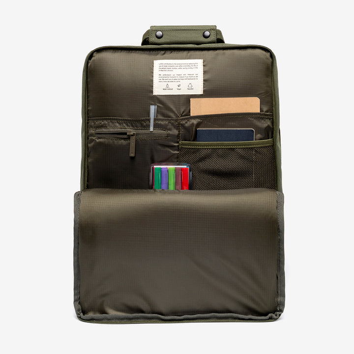 lefrik Daily 15" Backpack Olive En línea