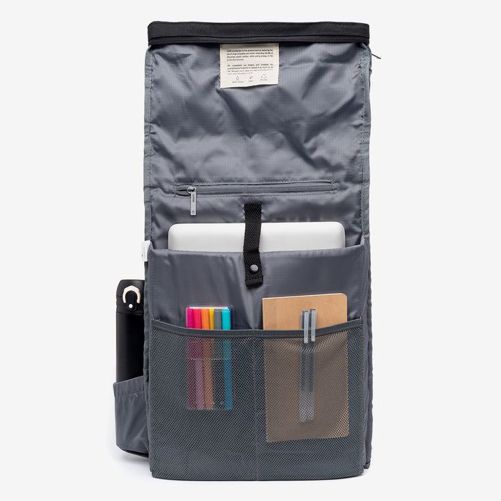 lefrik Roll Backpack Black Rebajas de fábrica
