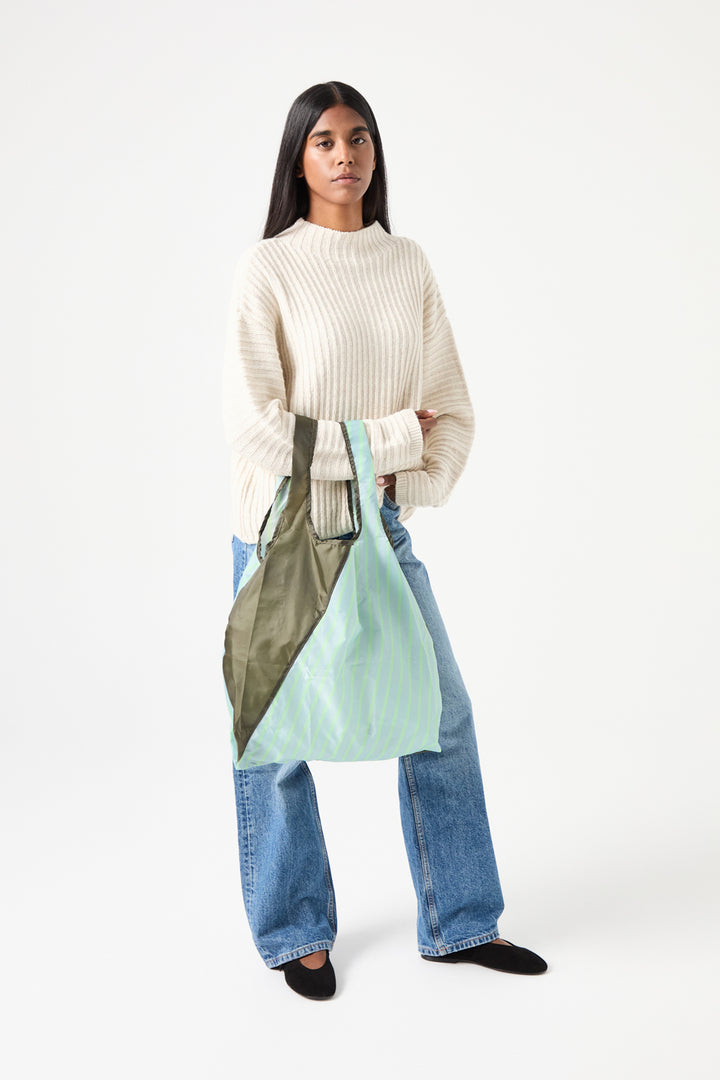 lefrik Offcut Bag Olive Dream Blue Descuento