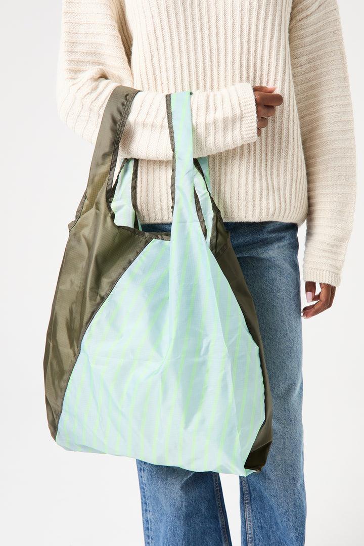 lefrik Offcut Bag Olive Dream Blue Descuento