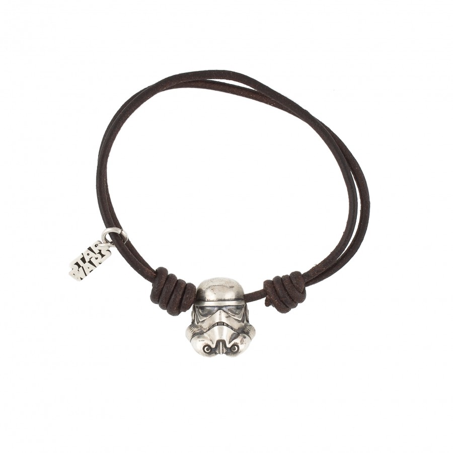 live is laf Pulsera Trooper cuero marrón Star Wars Superdescuento