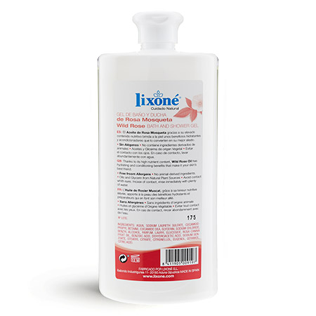 lixone GEL de BAÑO y DUCHA de Rosa Mosqueta 500 ml Outlet