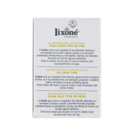 lixone JABÓN de Azufre Ventas relámpago