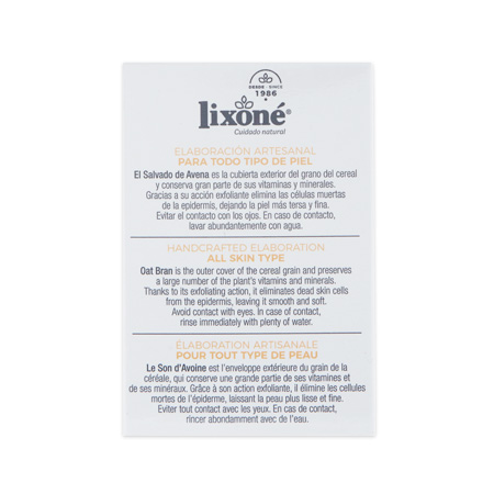 lixone JABÓN EXFOLIANTE con Salvado de Avena En oferta