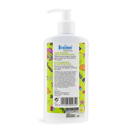 lixone LECHE CORPORAL de Aceite de Oliva IRRIEN LAGUNAK 250 ml Descuento por venta flash