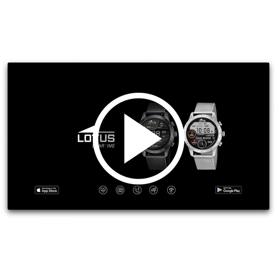 lotus SMARTWATCH LOTUS 50048/1 NEGRO CORREA DE ACERO INOXIDABLE 316L FUNCIÓN LLAMADAS BLUETOOTH HOMBRE Gran oferta