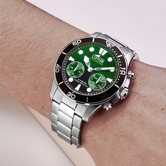 lotus RELOJ DE HOMBRE LOTUS CONNECTED CON ESFERA VERDE 18800/6 Envío internacional gratuito