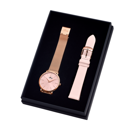 lotus RELOJ DE MUJER LOTUS MINIMALIST CON ESFERA ROSA 18733/1 Promoción trimestral