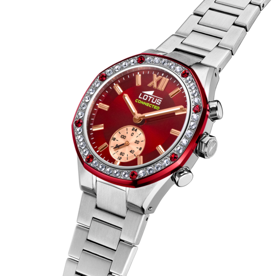 lotus RELOJ DE MUJER LOTUS CONNECTED CON ESFERA BURDEOS 18924/3 Última moda