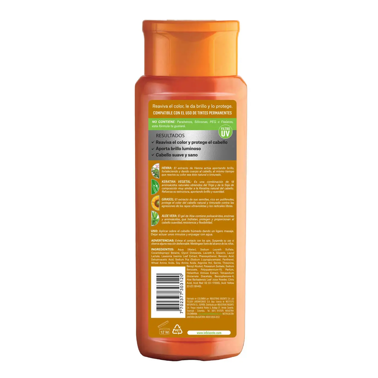 naturaleza y vida Champú coloursafe rubio x 300 ml En oferta