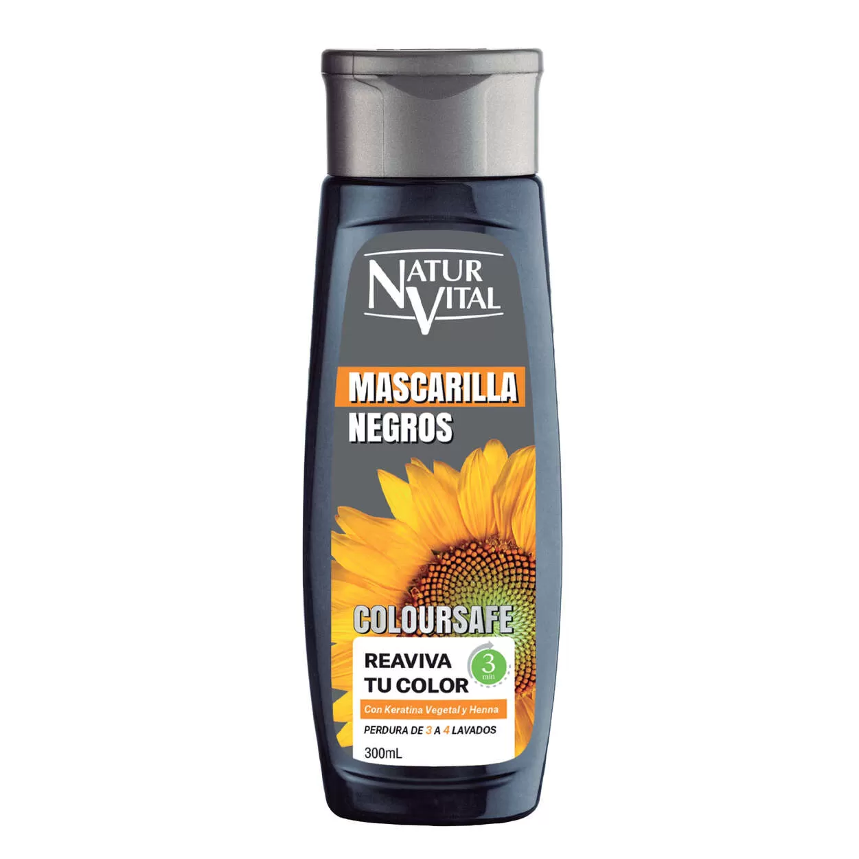 naturaleza y vida Mascarilla capilar coloursafe negro x 300 ml