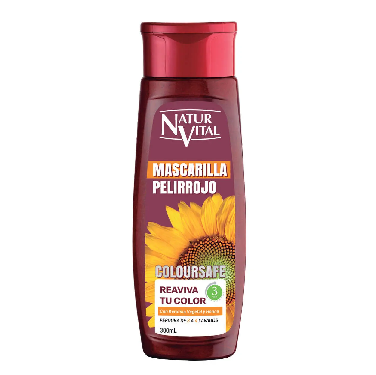 naturaleza y vida Mascarilla capilar coloursafe pelirrojo x 300 ml