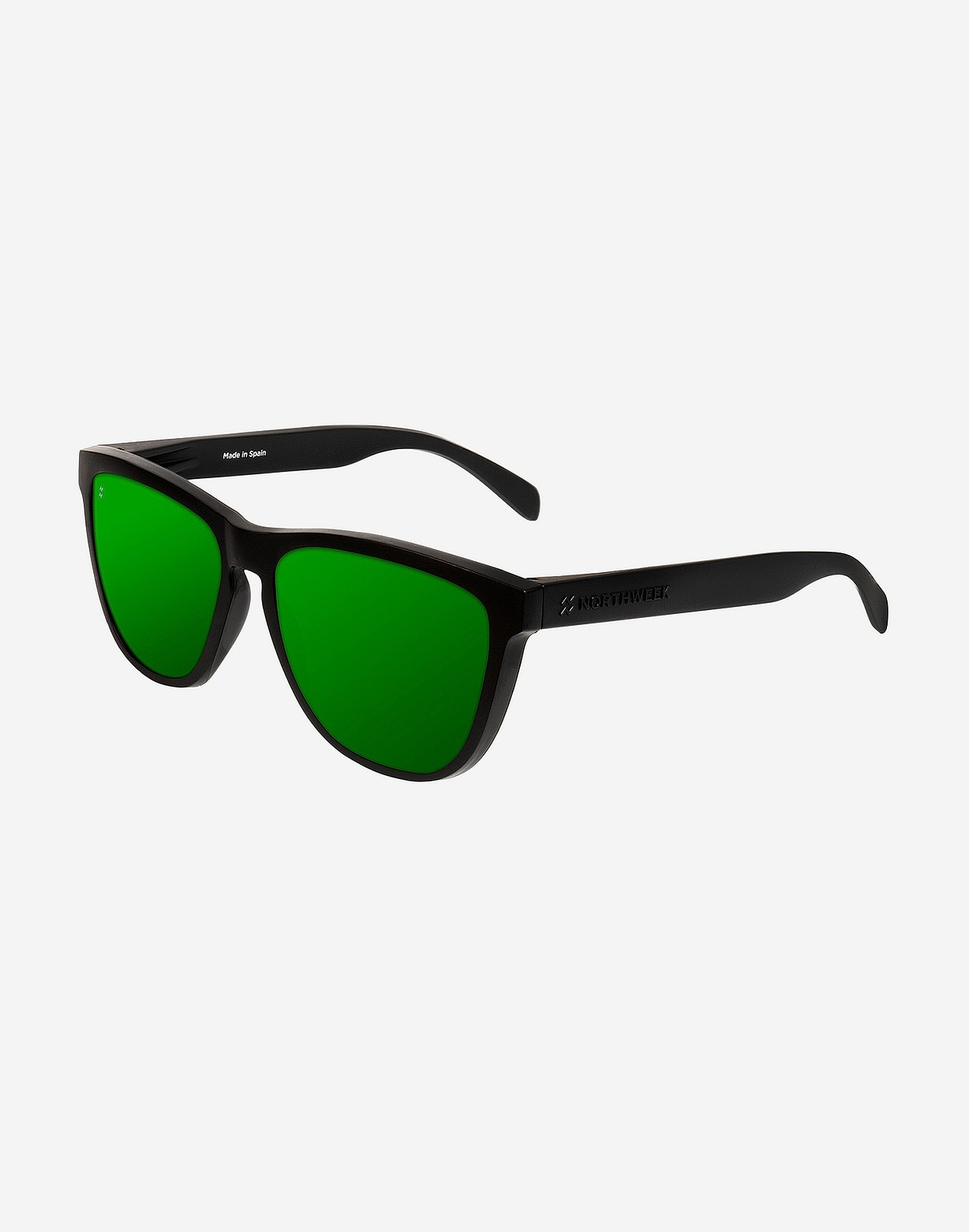 northweek REGULAR MATTE BLACK - EMERALD Grandes descuentos