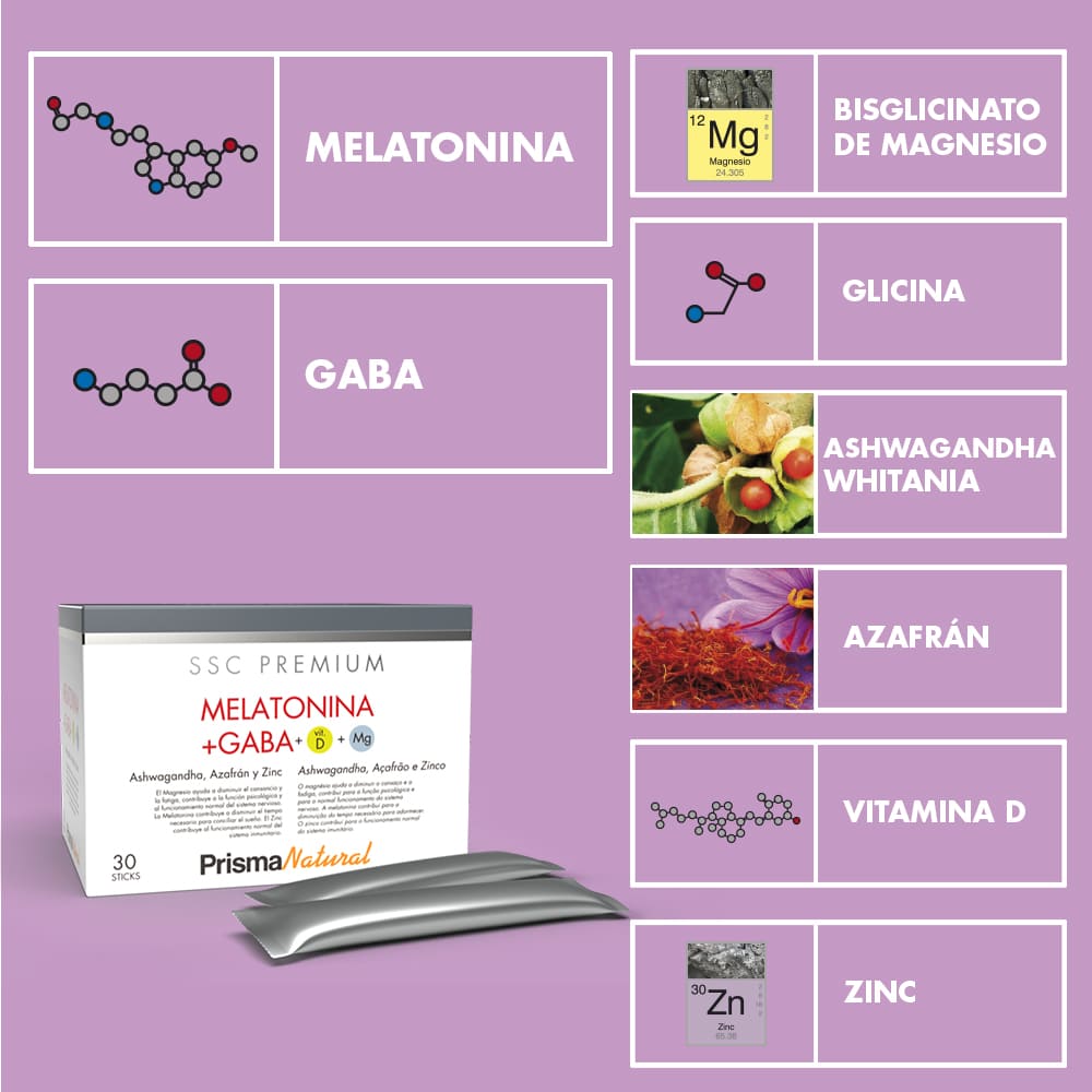 prisma natural MELATONINA + GABA Limitado a 3 días