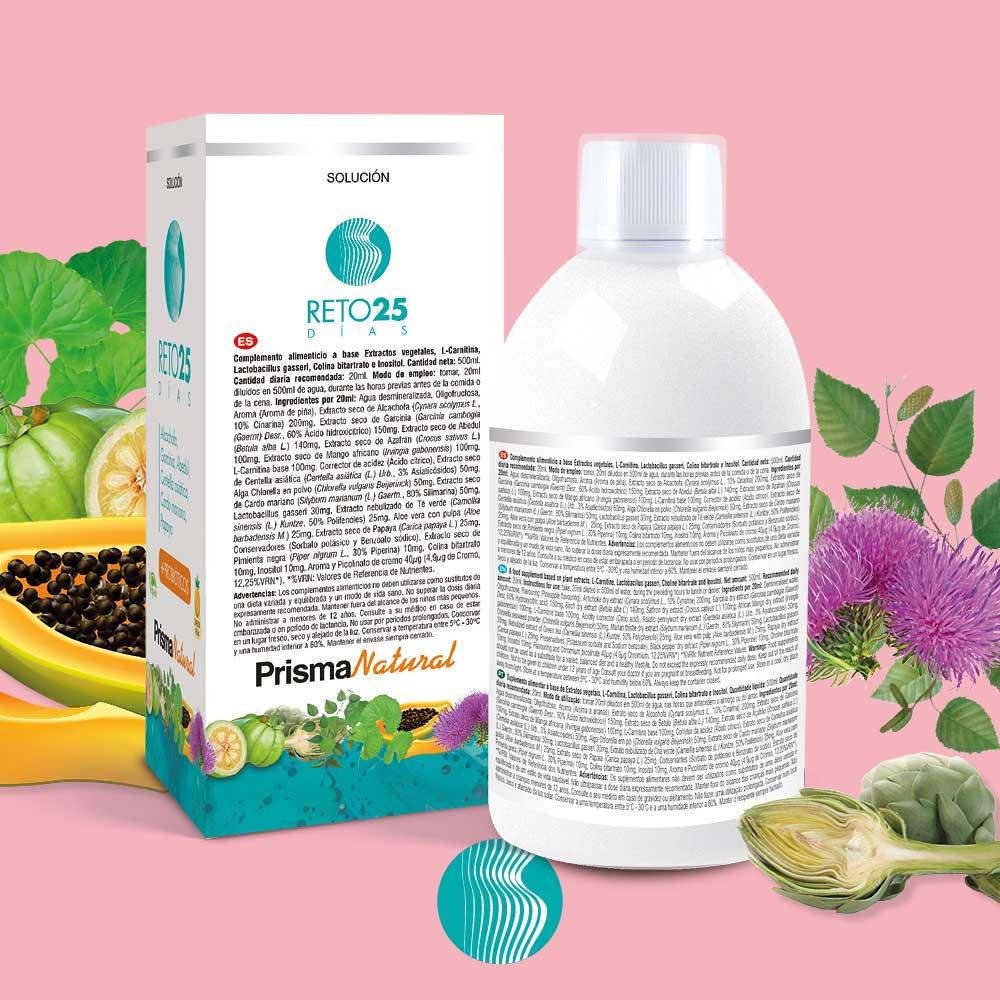 prisma natural RETO 25 DIAS 500ml Ahorra y exporta