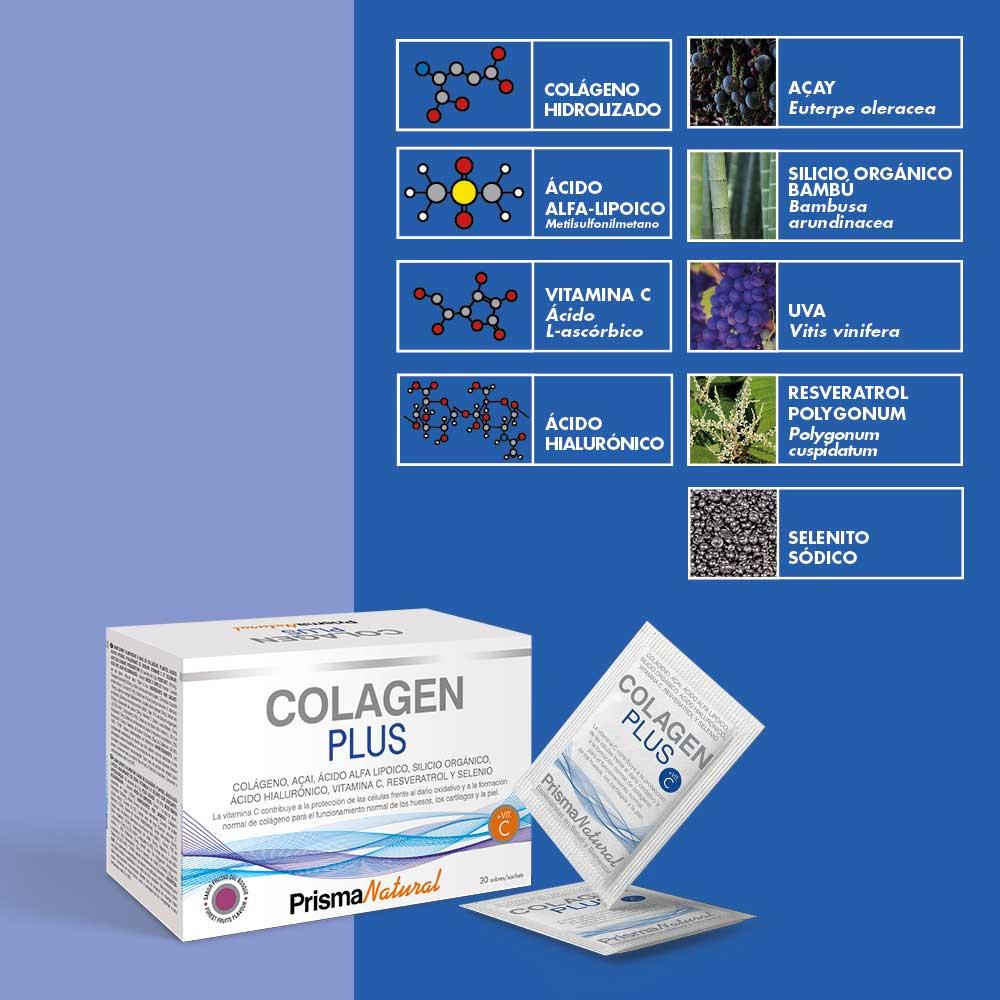 prisma natural COLAGEN PLUS 30 SOBRES Libre de impuestos