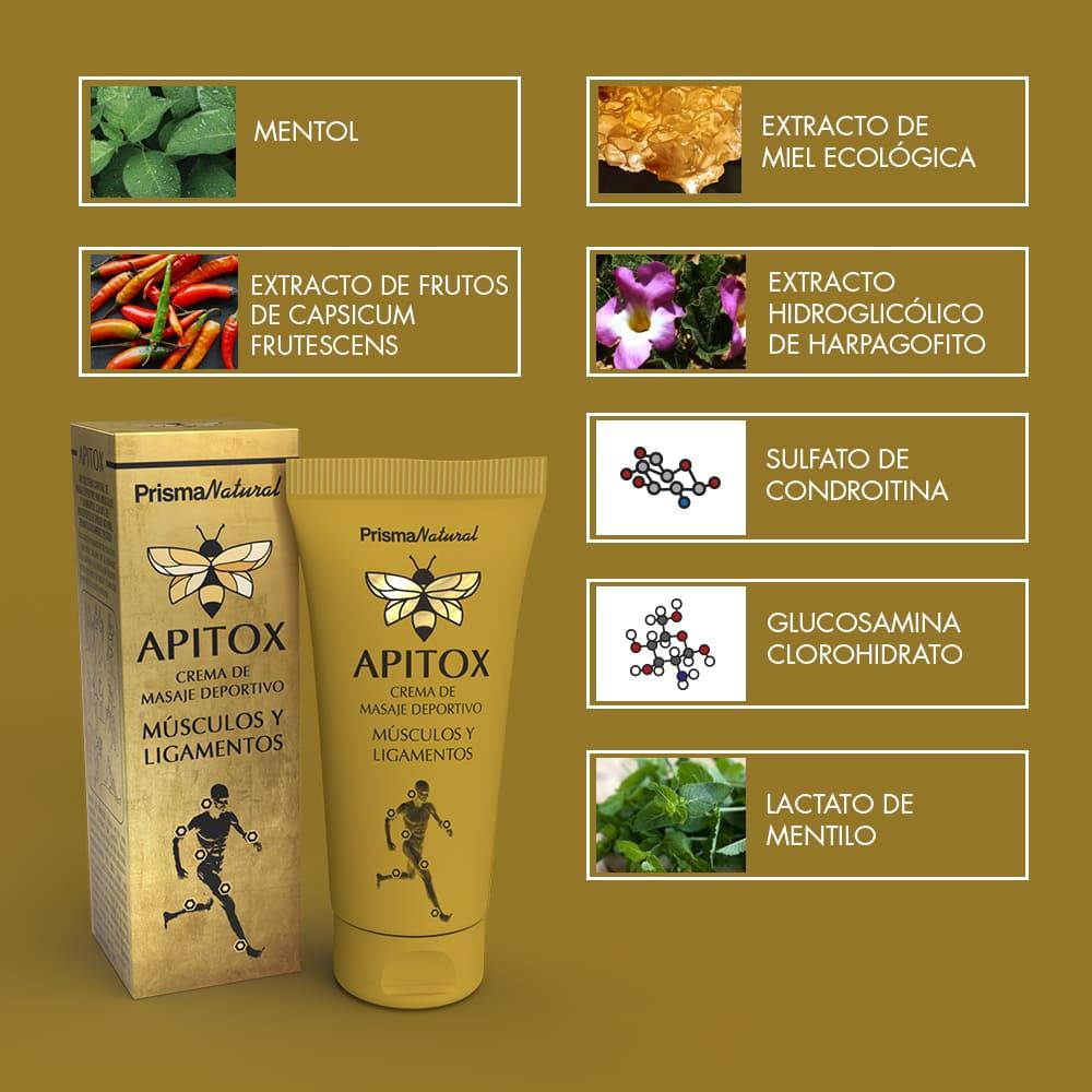 prisma natural APITOX crema de masaje deportivo Oferta exclusiva