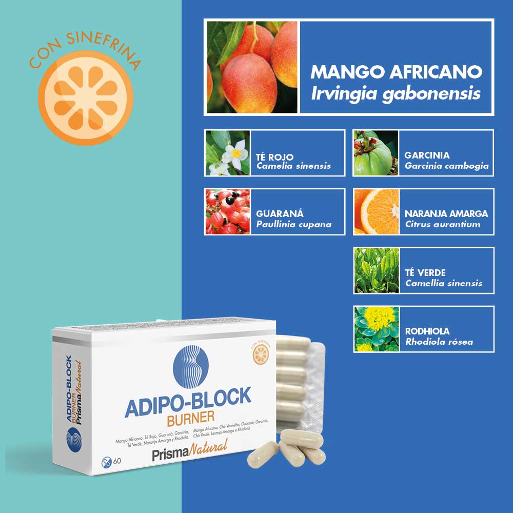 prisma natural ADIPO-BLOCK BURNER 60 pastillas Ofertas de temporada