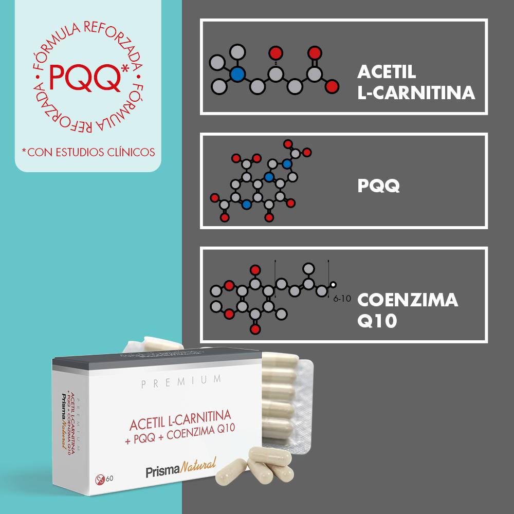 prisma natural ACETIL L-CARNITINA + PQQ Grandes ahorros