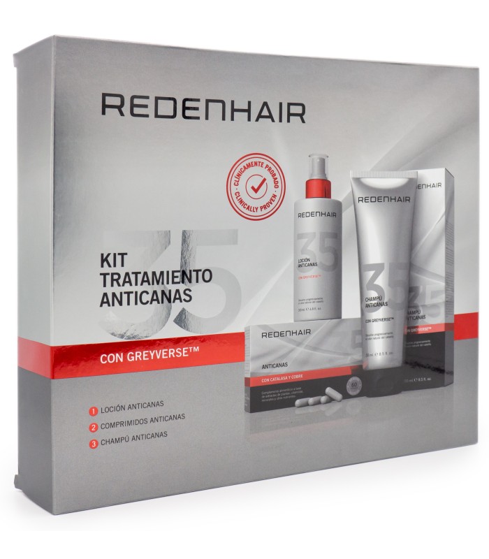 redenhair KIT TRATAMIENTO ANTICANAS - 500gr Última moda