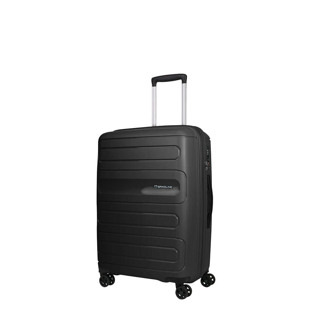 saxoline Maleta de cabina Fortress Impact Pro negra Grandes ahorros